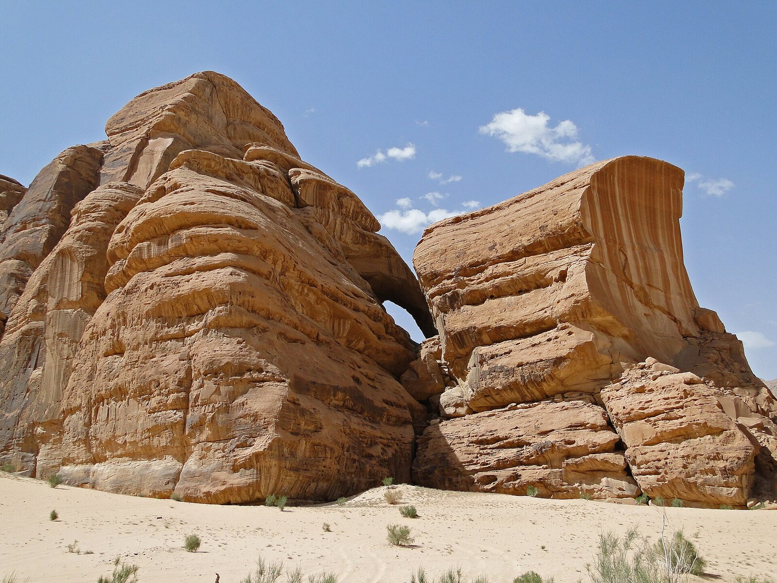 Rock formations, Wadi Rum, Jordan