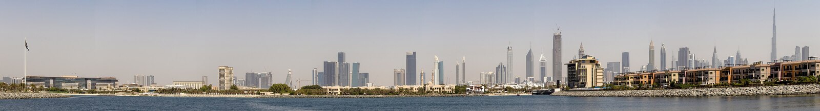 Dubai skyline panorama