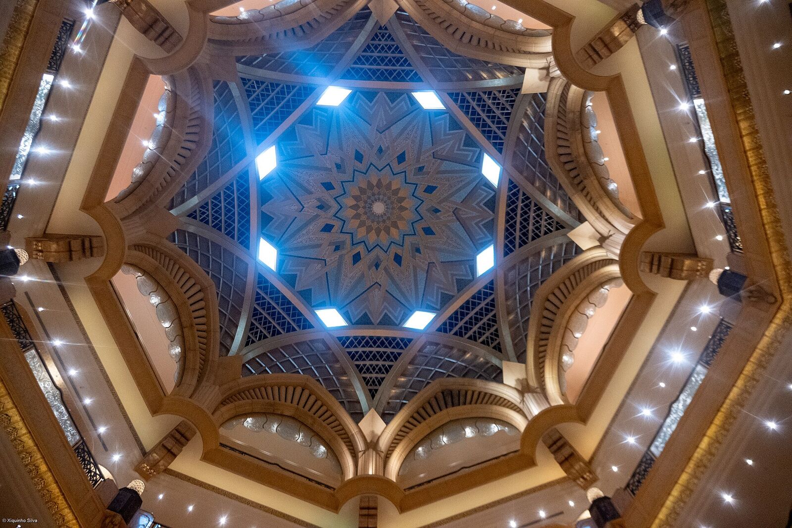 Emirates Palace, Abu Dhabi, dome interior